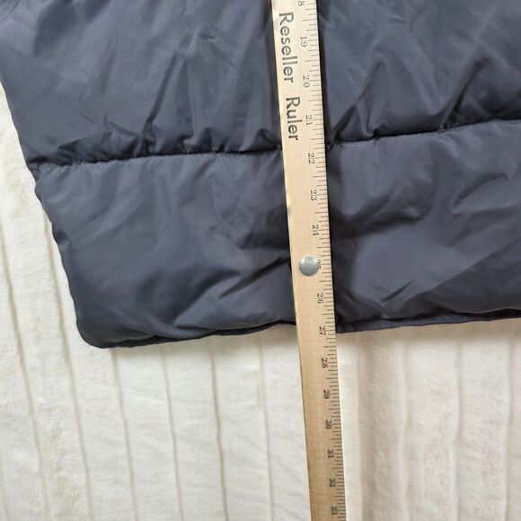 Vintage Eddie Bauer Men's Puffer Vest XL Gray Goose Down Made in USA Size XL - Picture 9 of 11